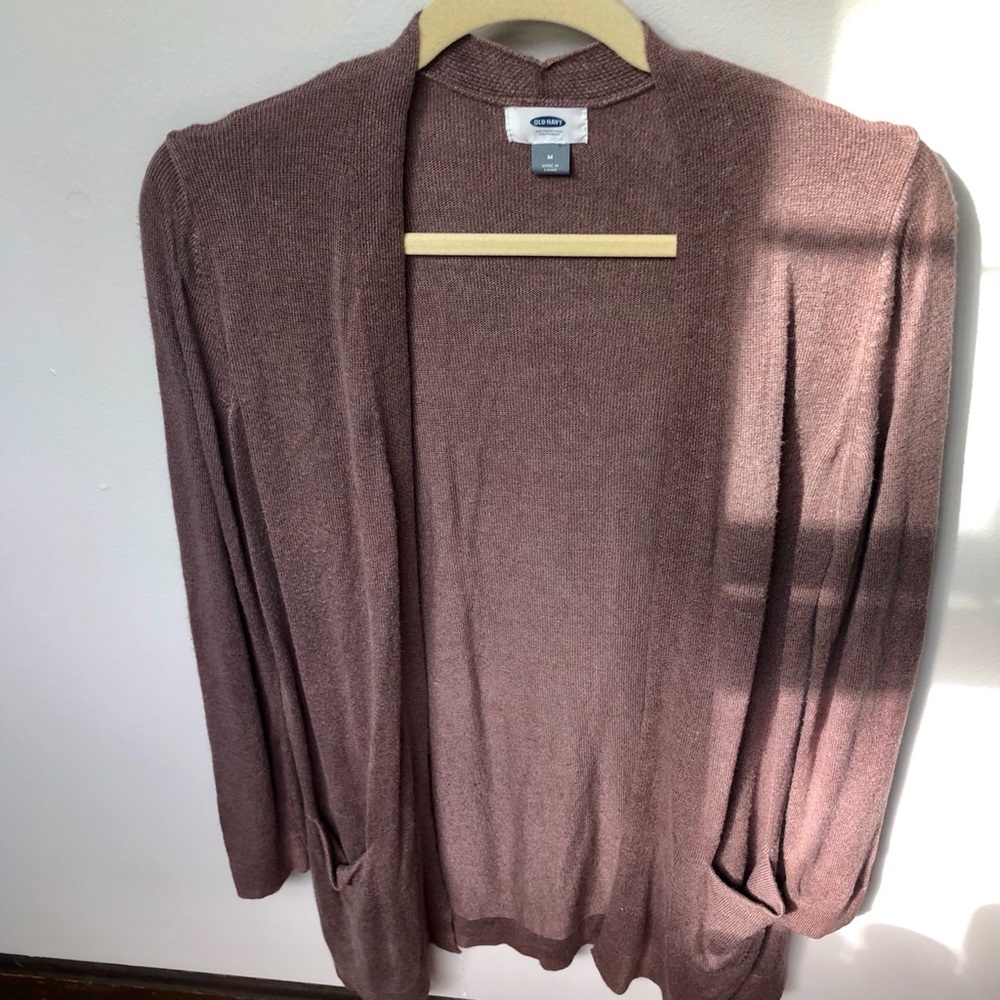 Purple/Maroon Long Cardigan